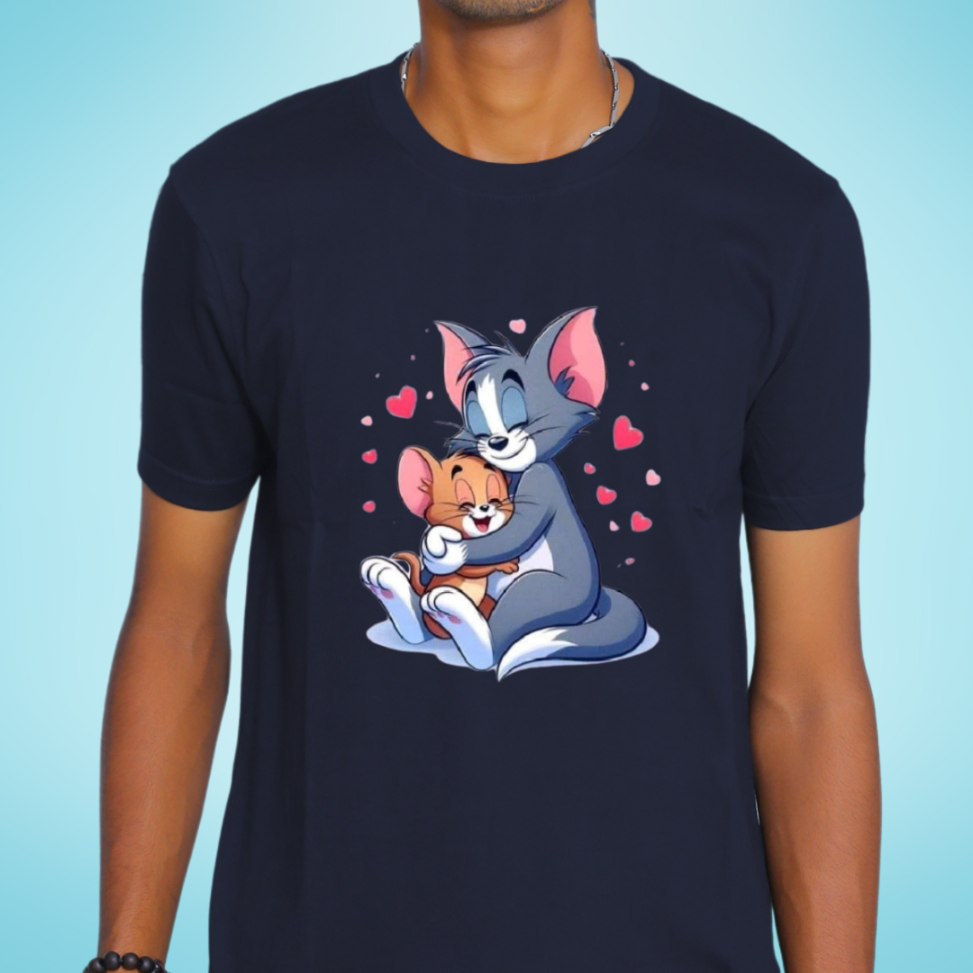 Tom & Jerry Navy T-Shirt