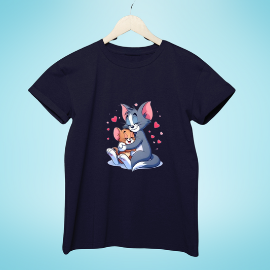 Tom & Jerry Navy T-Shirt