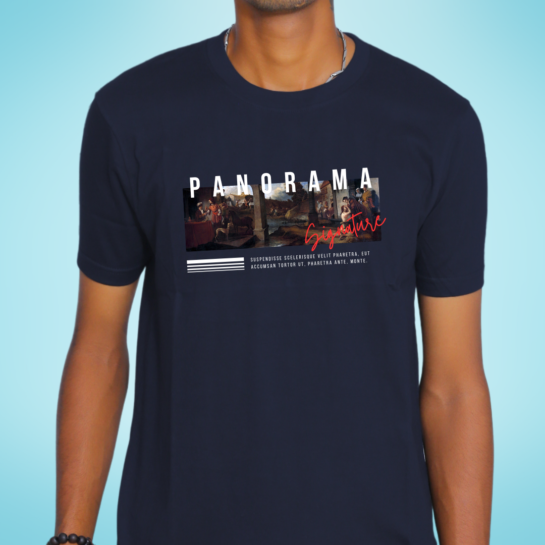 PANORAMA Navy T-Shirt