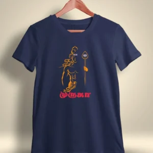Muruga Sketch God Murugan T-Shirt For Men – Half Sleeve